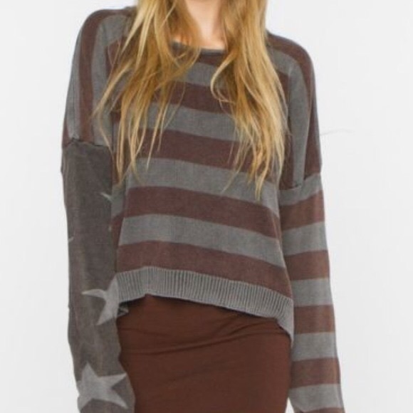 Brandy Melville American Flag Sweater, 4th of July - Picture 2 of 6